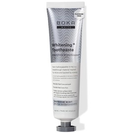Boka Fluoride Free Toothpaste, Nano Hydroxyapatite Toothpaste, Appropriate for Sensitive Teeth, for Adult, Kids Oral Care - Whitening* Refresh Mint, 4 Fl Oz 1Pk US Manufactured