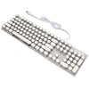 Blue Switch Mechanical Keyboard 104 Keys Backlight Ergonomic Retro Steampunk