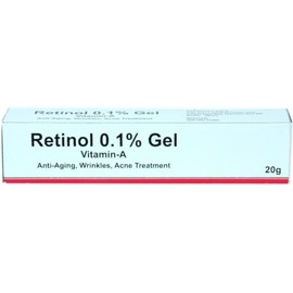 Retinol Gel 0.1 Vitamin A Repairs Fine Lines & Wrinkles, Scar Treatment, Anti- Aging Formula 20g