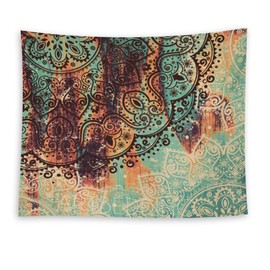 GeeRic Tapestry Mandala Wall Towel Wall Hanging India Bohemian Picnic Bedspread Sand Cloth Tapestry Yoga Psychedelic Decorative Cloth Tapestry Large Tablecloth 150 x 230 cm