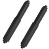 Toilet Paper Holder Roller 2pcs Black Color Plastic Toilet Tissue