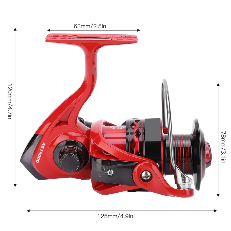Spinning Reel 13+1BB 14 Bearings Left Right Interchangeable Metal Fishing