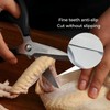 ZHANG XIAO QUAN SINCE 1628 Multi-Function Kitchen Scissors, Serrated 30Cr13