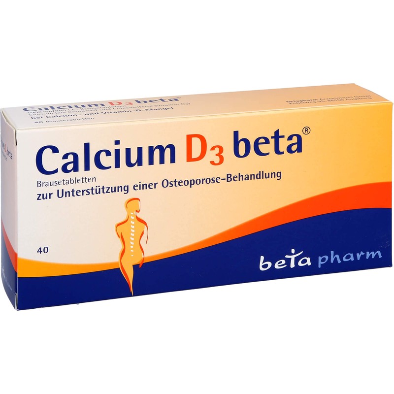 Calcium D3 Beta Effervescent Tablets Pack of 40