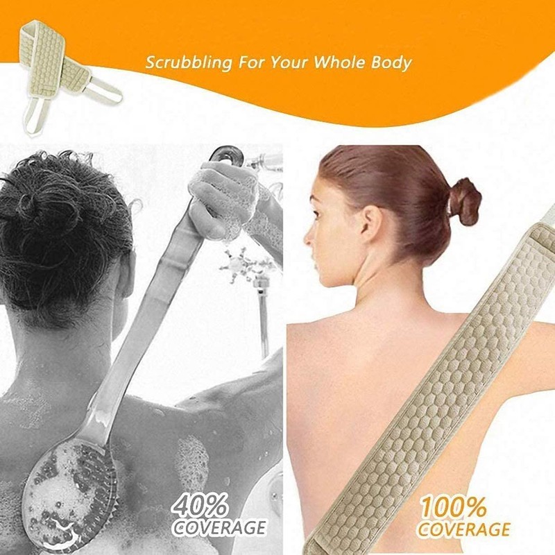 Back Scrubber for Men and Women, Exfoliating Back Scrubber with