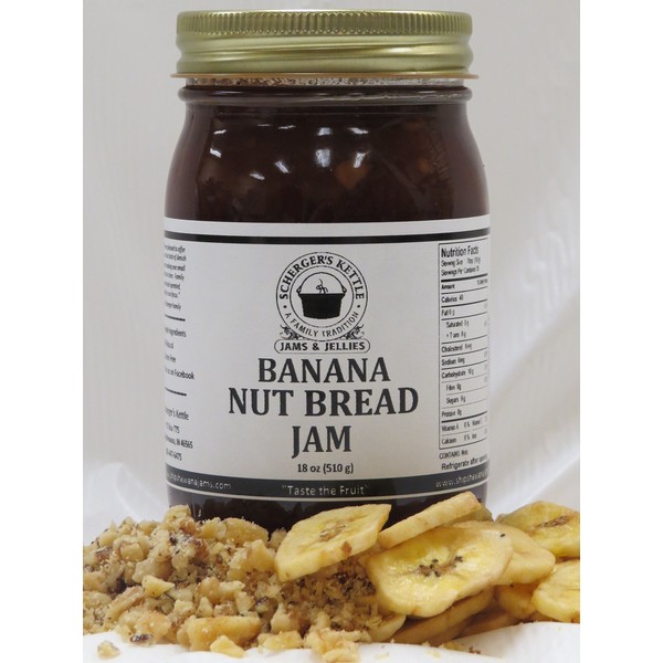 Banana Nut Bread Jam, 18 oz