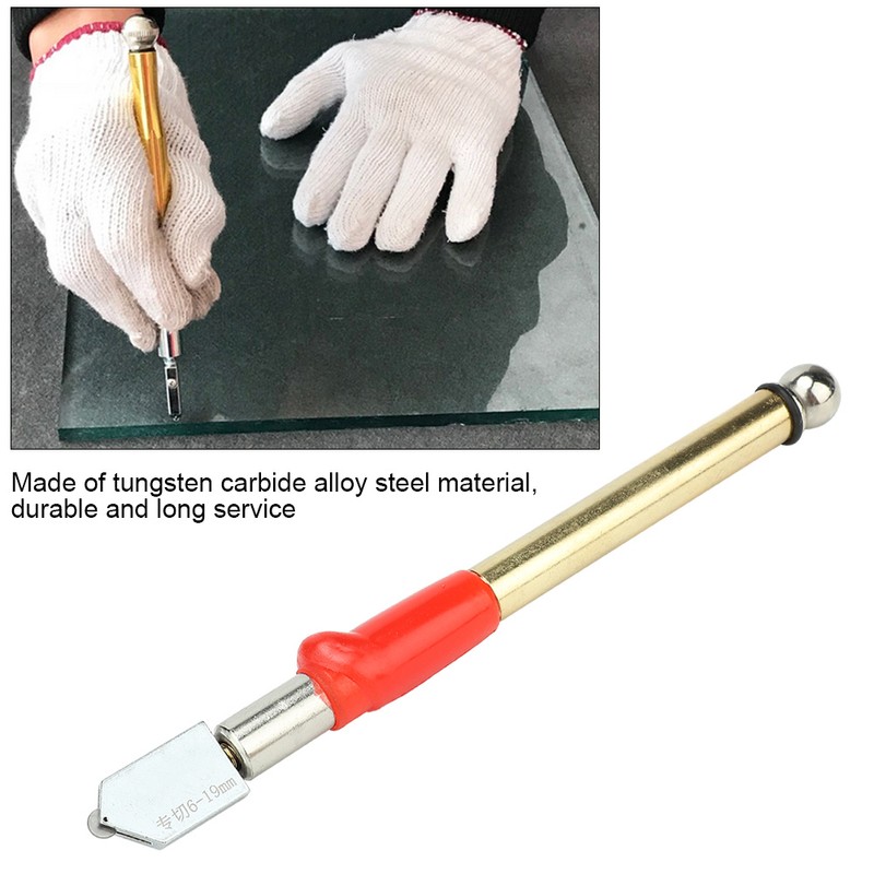 1Pc Metal Handle Roller Glass Push Knife Tile Cutter Mirror
