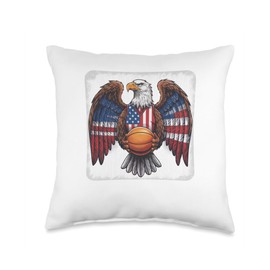 Camisetas Basketball Seleccion USA Evolution Basketball Goal Throw Pillow