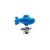 Knighthood Broche de solapa submarino (azul), Mediano, Metal