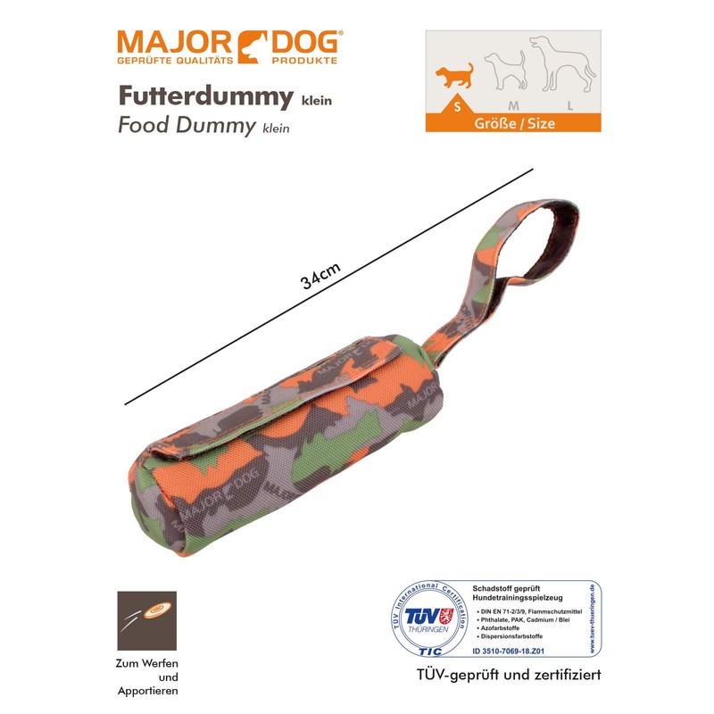 Major Dog Doppelpack 2er Set Futterdummy klein Hundespielzeug robust &