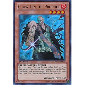 Yugioh BPW2-EN044 Chow Len the Prophet Super Rare Card 1st Edition .HN#GG_634T6344 G134548TY52381
