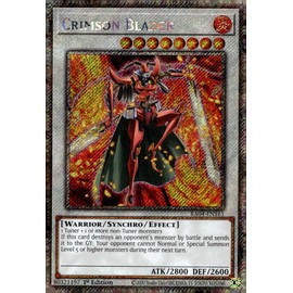 Crimson Blader (Platinum Secret Rare) - RA04-EN161 - Platinum Secret Rare - 1st Edition