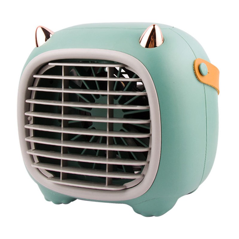 USB Desk Fan Mist Spray 3 Speed Modes Soft Handle