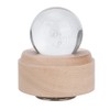Solar System Pattern Crystal Ball Rotating Music Box USB Charging