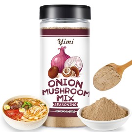 Yimi Onion and Mushroom Seasoning Mix, Umami Flavor, Finely Ground Powder for Soups, Stews, and Sauces and More, 8 oz