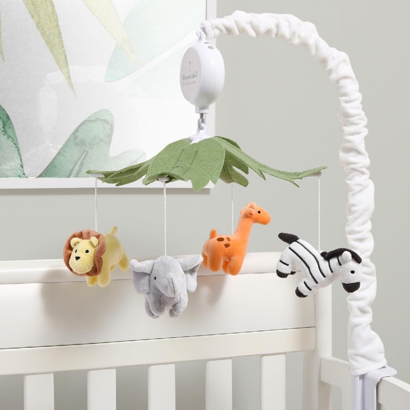 The Peanutshell Crib Mobile for Boys or Girls - White