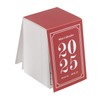 Tofficu 5pcs 1 Desk Calendar 2025 Mini Calendar Countdown Tear-off