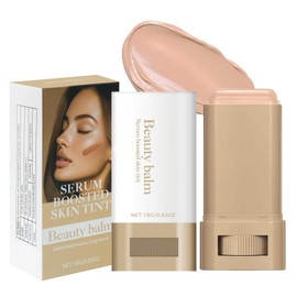 Foundation Stick Beauty Balm Serum Boosted Skin Tint Moisturizing Serum Contour Balm Makeup Suitable for All Skin Tones Create a Natural, Flawless Makeup Skin Tint Stick,02