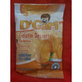 D'GARI 2 PACK D'GARI GELATIN DESSERT MANGO FLAVOR/GELATINA DE MANGO