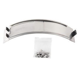 Dracarys Green Egg Replacement Parts Stainless Steel Draft Door Kit BBQ Parts Big Green Egg Parts Accessories Fit for Medium & Large Big Egg Grill, with Punched Mesh Screen