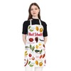 JXGZSO Hot Stuff Chili Pepper Apron Cooking Chef Apron with