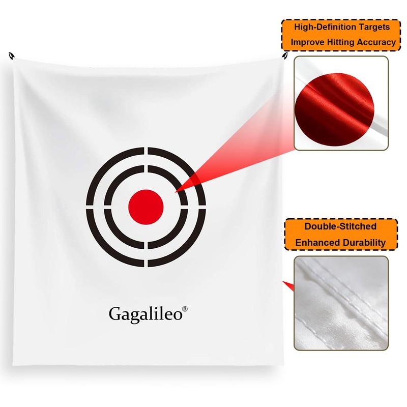 Gagalileo Golf Target Cloth: 5x6FT Protective Net Portable Easy Setup