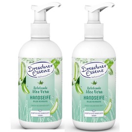 2er Pack Dresdner Essenz Handseife Belebende Aloe Vera 2 x 300ml