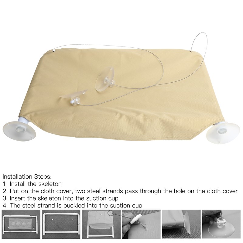 Cat Hammock Window Mounted Hommock with Suction Cups Pet Hanging