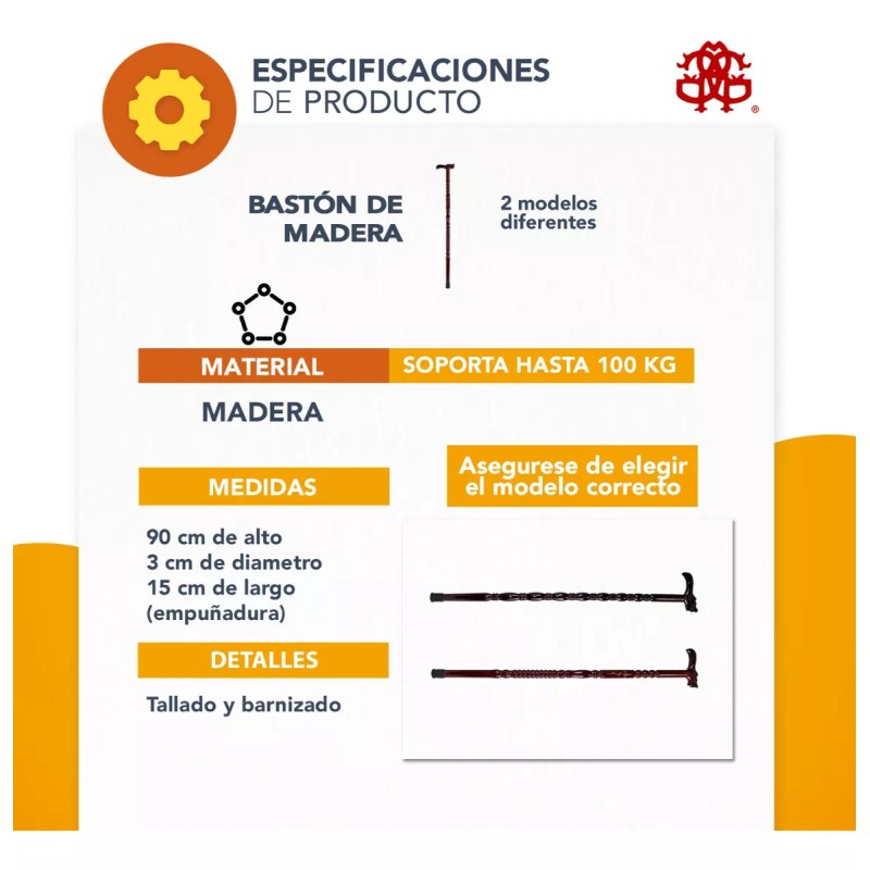 J.H. Company Baston De Madera Cabeza Dragon Tradicional Chino Ba-559
