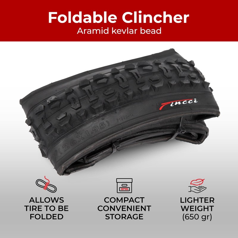 Fincci MTB Mountain Bike Bicycle Tyres 54-559 Tyres 26 x