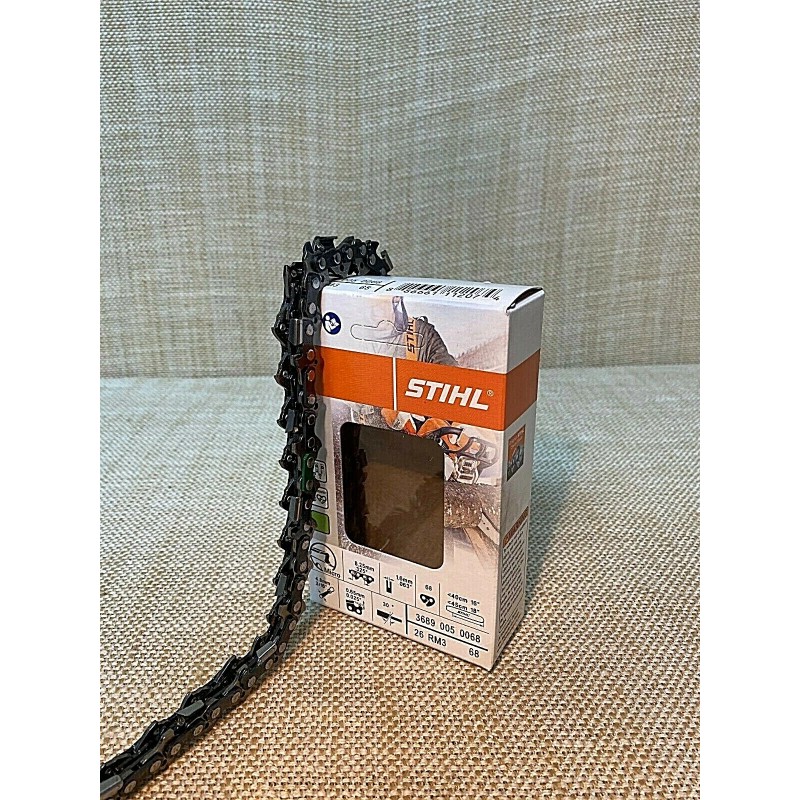For STIHL Stihl 3689 005 0068 Chain 26RM3 68 .325