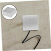 TEHAUX Electric Outlet Box Wall Socket Panel Stainless Steel Construction