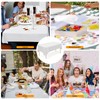 10pcs Manteles desechables para Mesa Rectangular,84in(213cm),Mantel para Mesa de Banquetes,