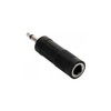 Genérico Adaptador de Plug 3.5 mm a Jack 6.3 mm,