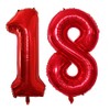GOER Number 18 Balloons for 18th Birthday Sweet 18 Party