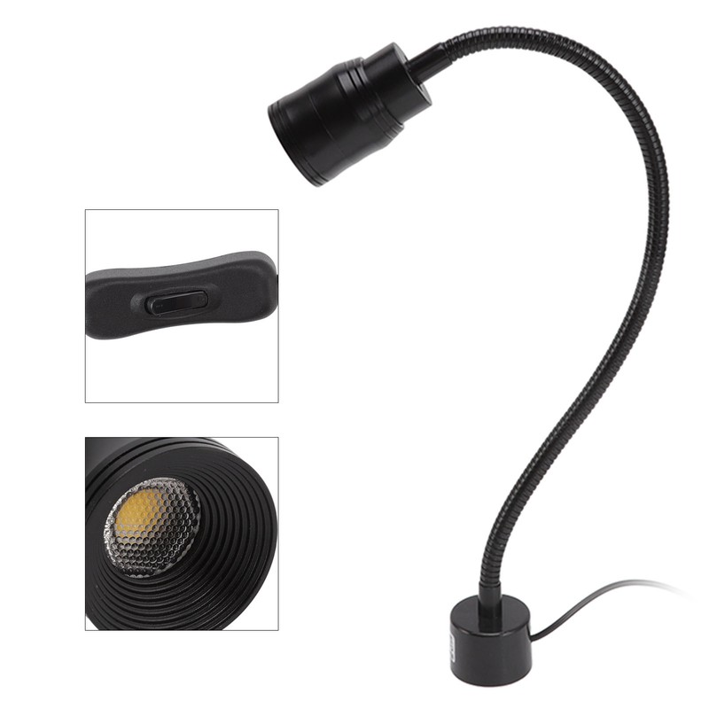 Machine Light LED Gooseneck Work Lamp 7W with Magnetic Base