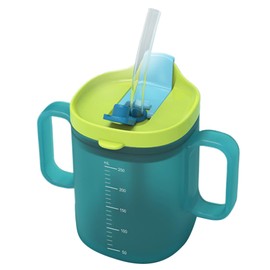 Adult Sippy Cups for Elderly, Adult Drinking Cup for Elderly, Sippy Cup for Disabled Adults, 260ml Sippy Cup with Handle