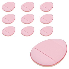 VOANZO 10 Pieces Makeup Powder Puff Mini Powder Puff Finger Powder Puff for Foundation Concealer Cosmetic Foundation Pink