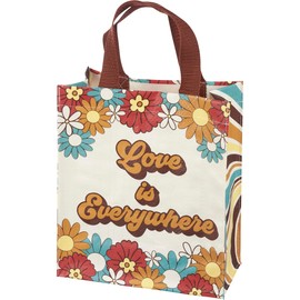 Primitives by Kathy Daily Tote-Love is Everywhere, Multicolor