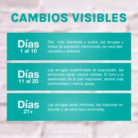 Pureza Natur Serum Facial Ácido Glicólico + Salicílico Hidratante | Suero Antiedad Con Aha, Bha, Acido Hialurónico Reductor De Sebo 50ml