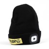 Blackcat Black Cat LED Lancer Beanie Plain Black/Yellow