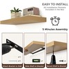 Venusmiles Floating Shelves for Wall, Large Wall Mounted Shelves with
