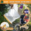 JIUSAIRUI Odor Proof Bear Bags for Food Backpacking: 3Pack Reusable