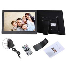 12 Inch Digital Photo Frame  Electronic Smart Picture Video Player Remote Control Plays Picture Video by USB