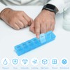 7 Day Pill Box Organiser Once a Day,Weekly Pill Dispenser