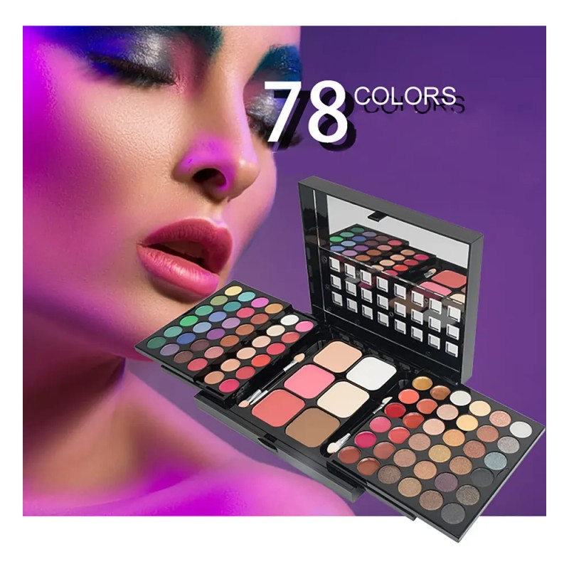 Sombra Correctora De Ojos De Maquillaje Retráctil Plegable D