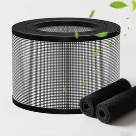 Demiwise 24000 Replacement HEPA & Carbon Pre Filter Kit For Honeywell 24500 50250 50250-S OEM Part, Part Number 24000 Air Cleaner Purifier(1 HEPA + 2 Carbon Pre-Filter)