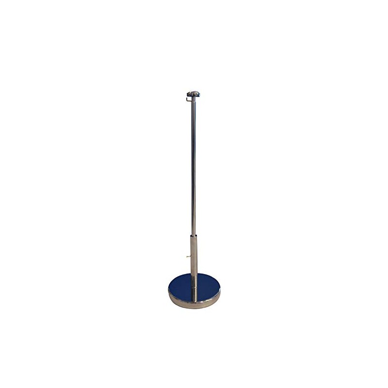 DOMMER Telescopic Chrome Table Flag Stand