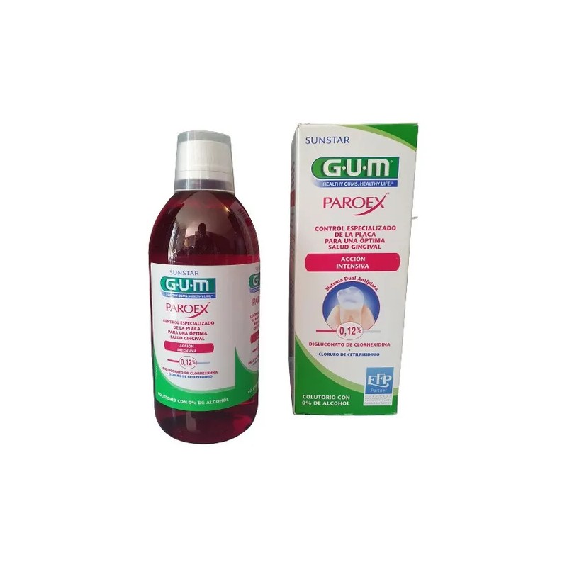 Paroex Colutorio Gum Accion Intensiva 500ml Placa Y Cirugía