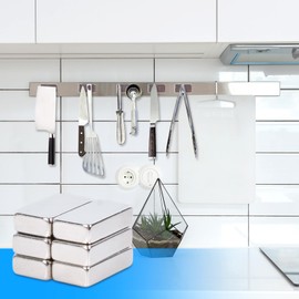 Aenienoe Magnets Small Rectangular 20 x 10 x 5 mm Neodymium Magnets Extra Strong Mini Magnet for Whiteboard Pin Board Magnetic Board Fridge Craft Photos Pack of 6